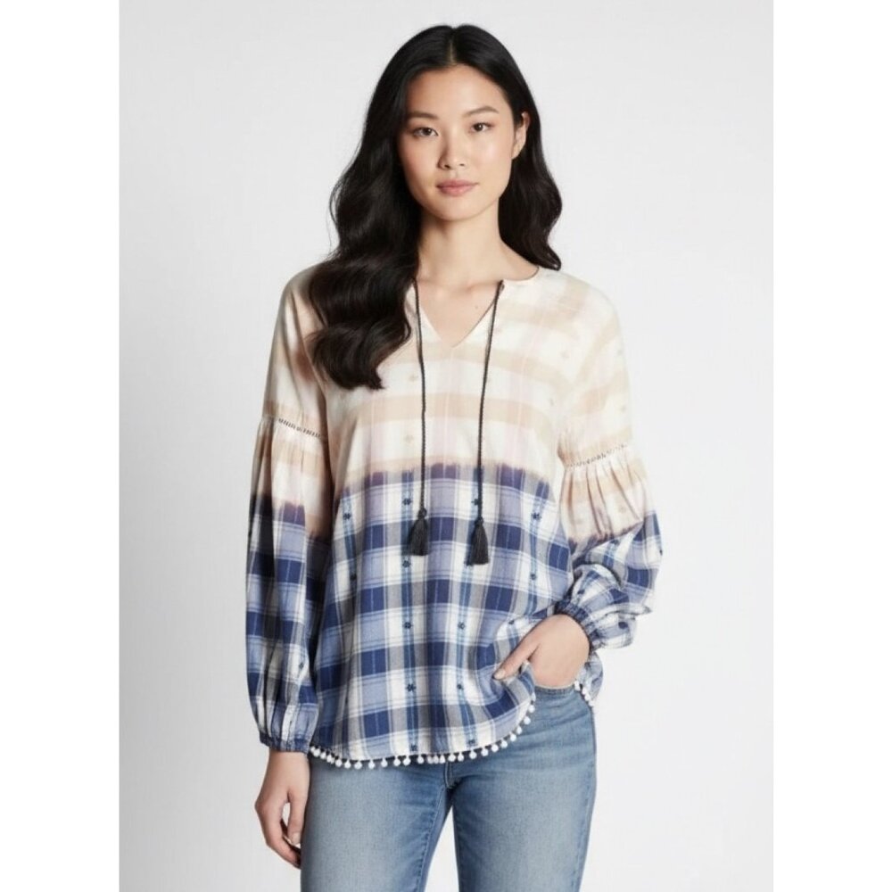 Jag Elliot Top With Pom Poms XS